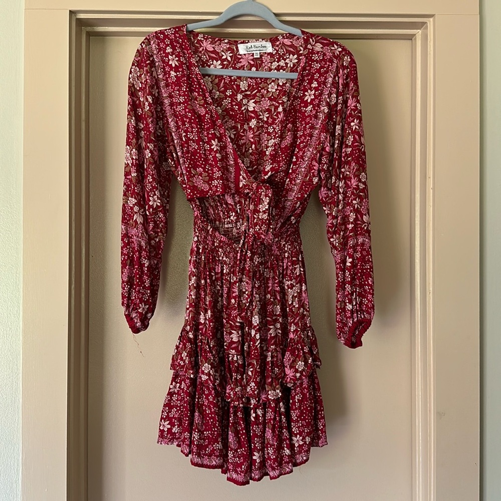Red Floral Dress